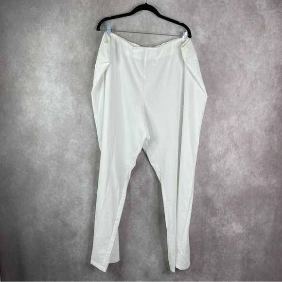 Coolibar Lightweight Semi-Sheer Stretch Pull On Pants In White Women's Size 2X - Picture 2 of 5